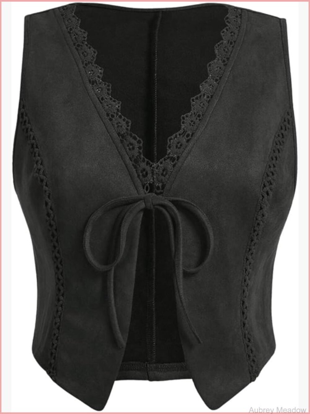 Plus Size Faux Suede Vest Cardigan Sleeveless Jacket
